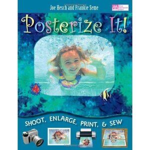 Martingale Posterize It Joe Hesch Frankie Seme Shoot Enlarge Print Sew Guidebook